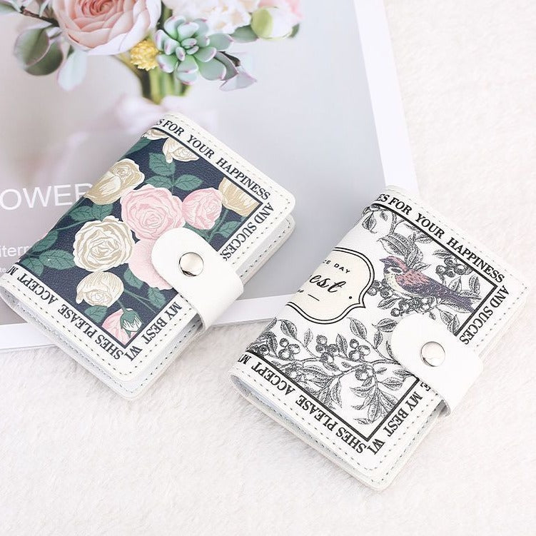 Elegant Rose Print Wallet Stornfield