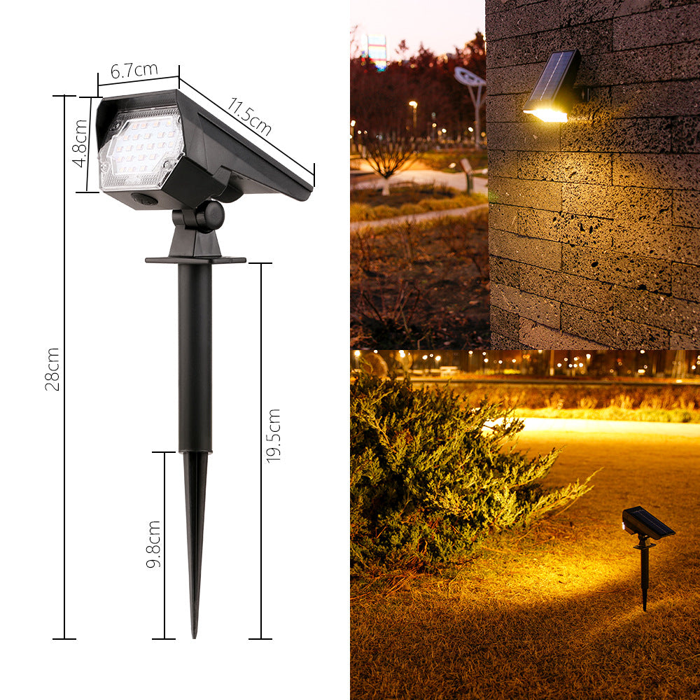 Adjustable Solar LED Landscape Spotlight Stake Stornfield