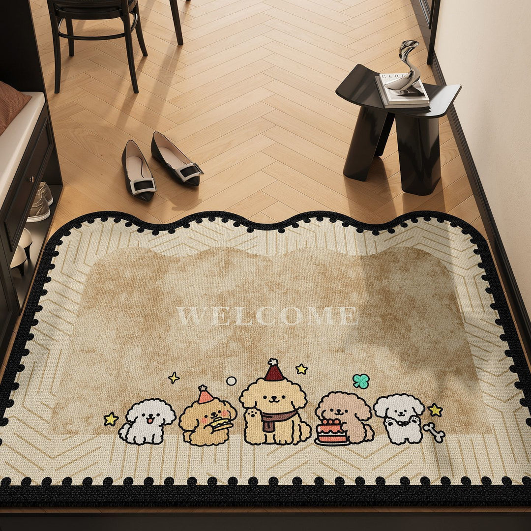 Cute Cat-Themed Area Mat