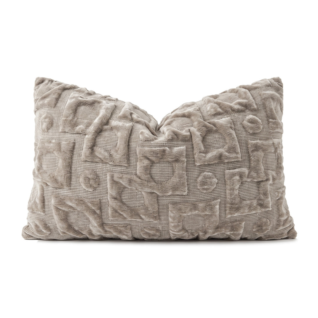 Luxurious velvet decorative pillow