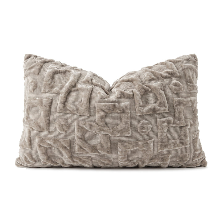 Luxurious velvet decorative pillow
