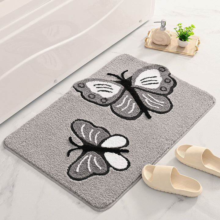 Coastal-Inspired Plush Bath Mat