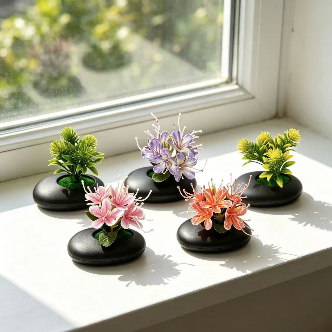 Decorative Floral Sculpture for Indoor Home Display