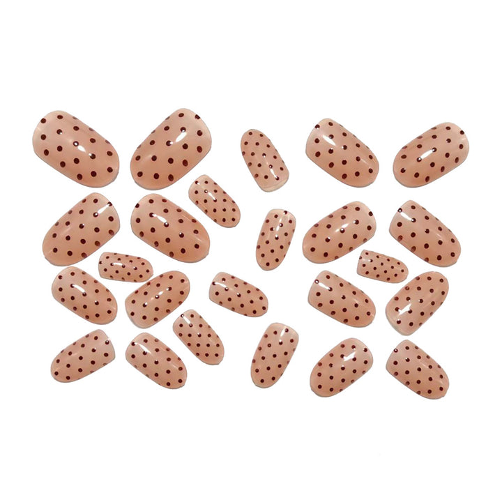 Nail Art Set with Stylish Polka Dot Design Stornfield