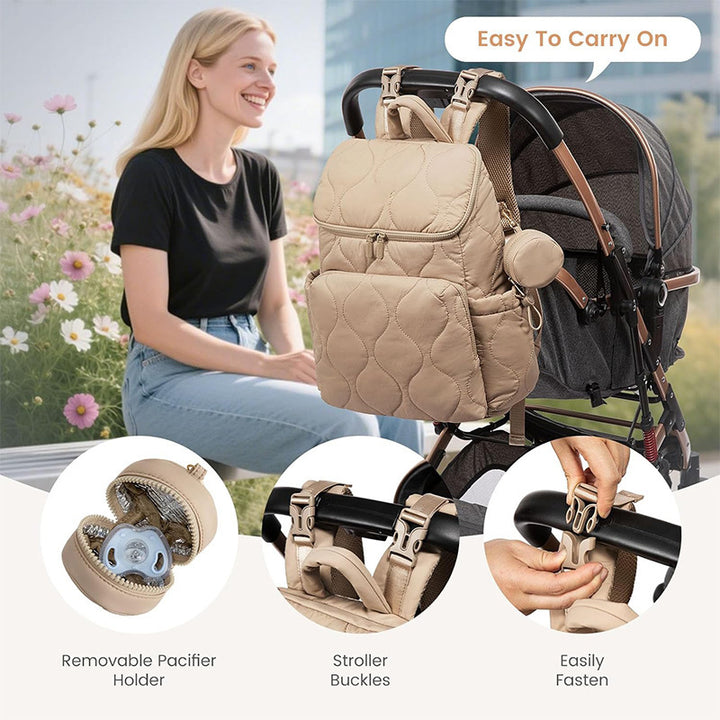 Elegant backpack with versatile compartments Stornfield