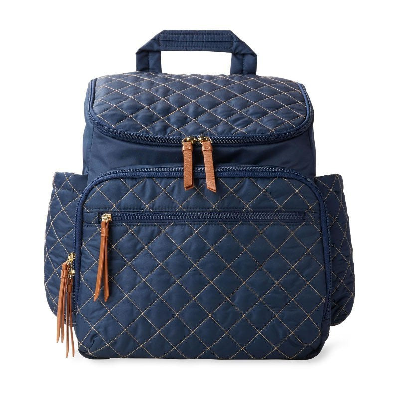 Multi-Functional Quilted Diaper Bag Backpack Stornfield