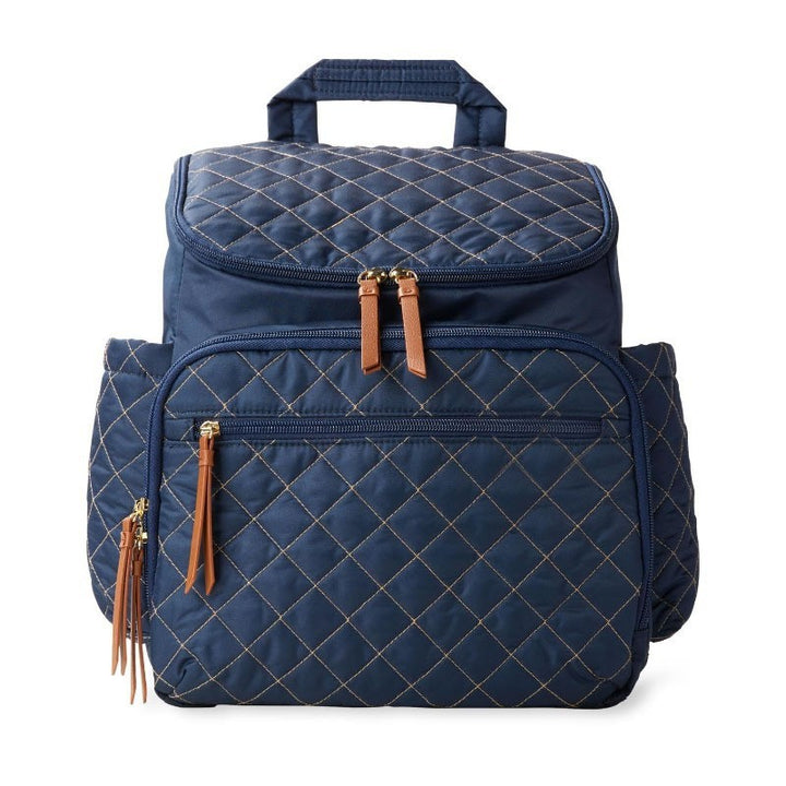 Multi-Functional Quilted Diaper Bag Backpack Stornfield