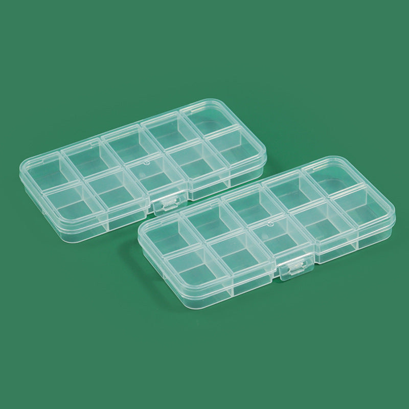Modular Transparent Multi-Compartment Storage Case Stornfield