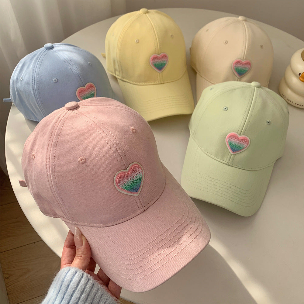 Women's Casual Heart Embroidered Baseball Cap Stornfield