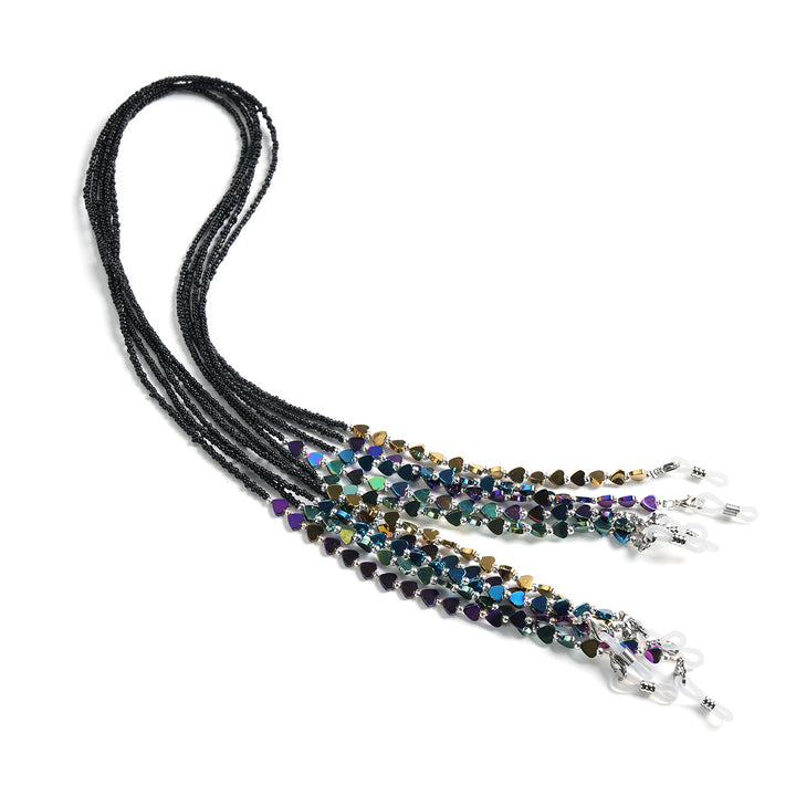 Heart-Shaped Beaded Eyewear Chain Stornfield