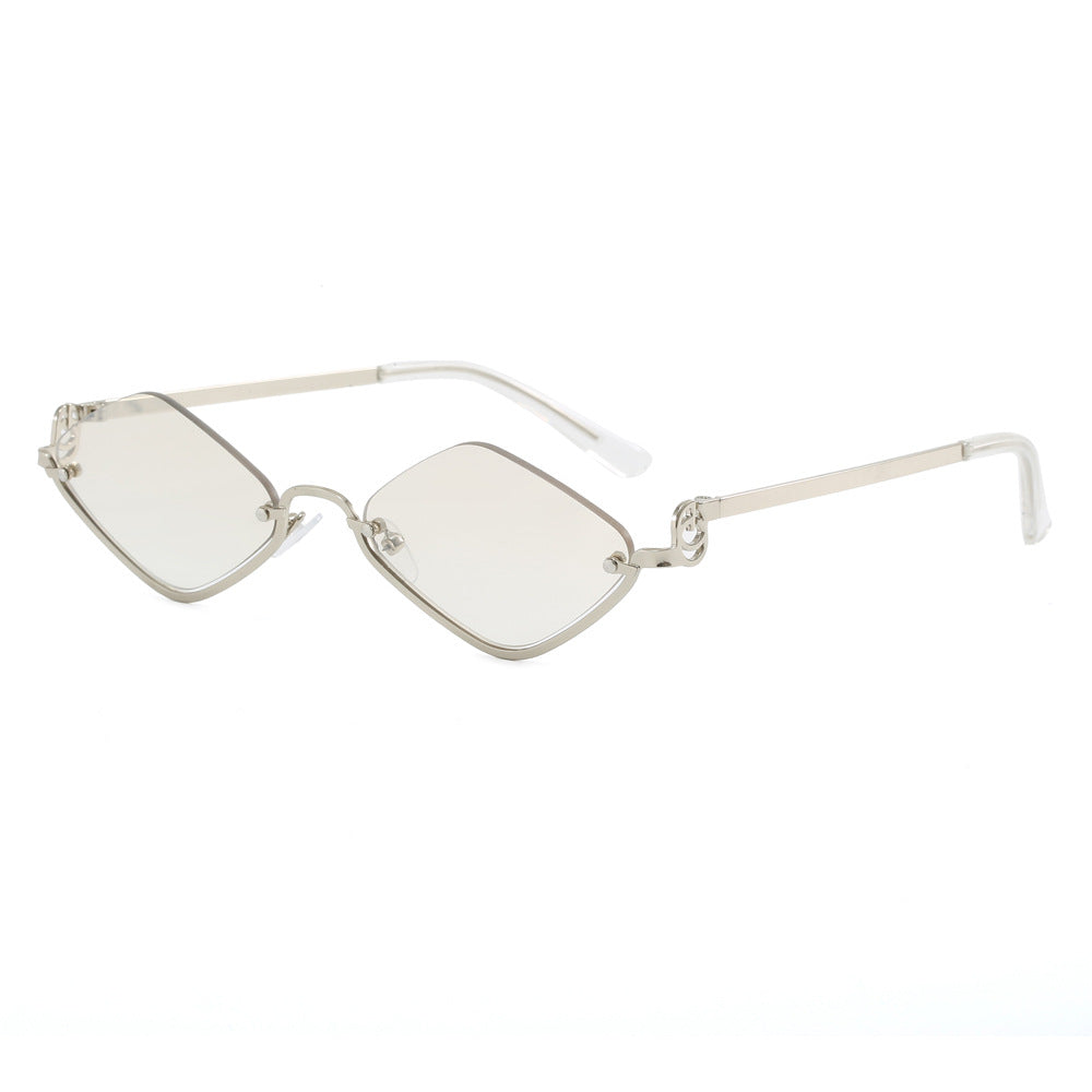 Women's fashionable square sunglasses with luxurious metal frame Stornfield