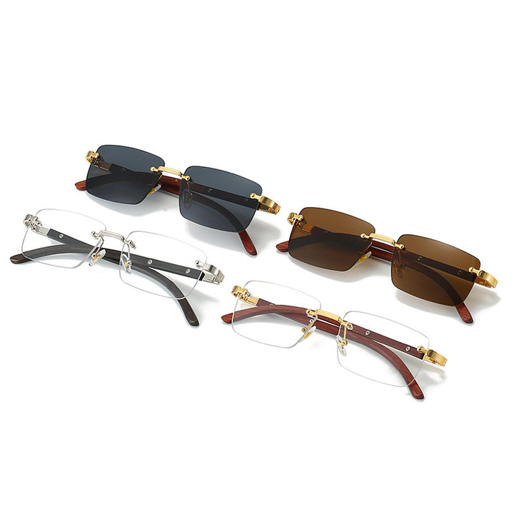 Women's Square Sunglasses with Elegant Metal Accents Stornfield