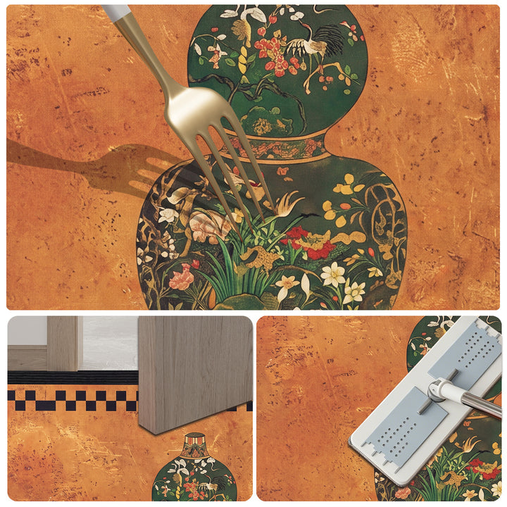 Artistic Elephant-Themed Welcome Mat Stornfield