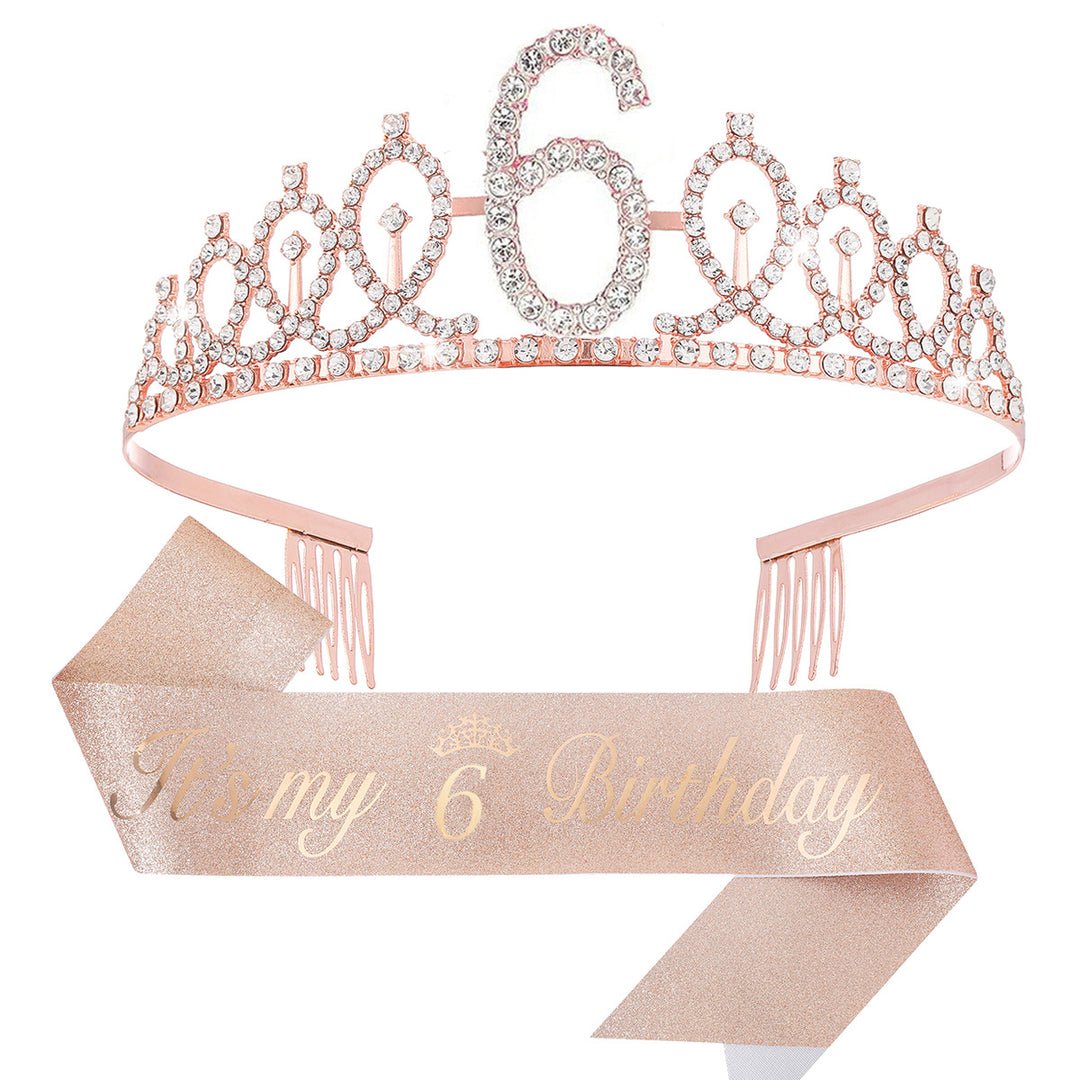 Ladies Crystal Princess Crown with 30 & Fabulous lettering Stornfield