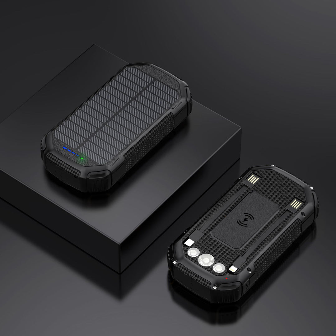 Robust and Portable Solar Charging Power Bank Stornfield