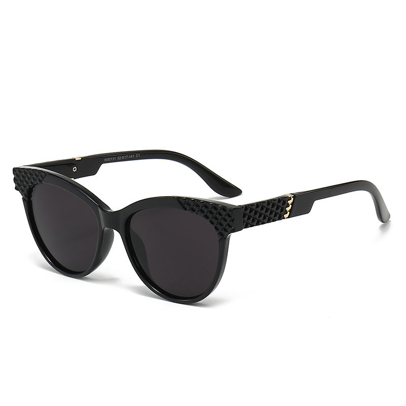 Women's Cat-Eye Sunglasses with Structured Frame and UV Protection Stornfield