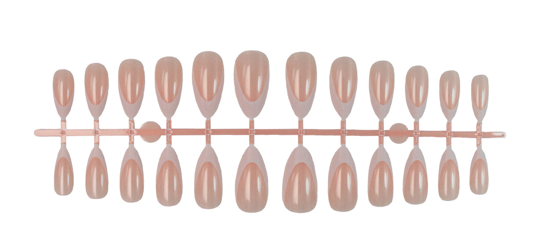 Acrylic nail set with elegant, natural design Stornfield