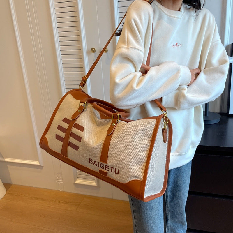 Stylish Canvas Overnight Duffel