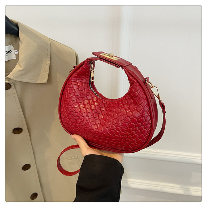 WoTextured Leather Hobo Bag Stornfield