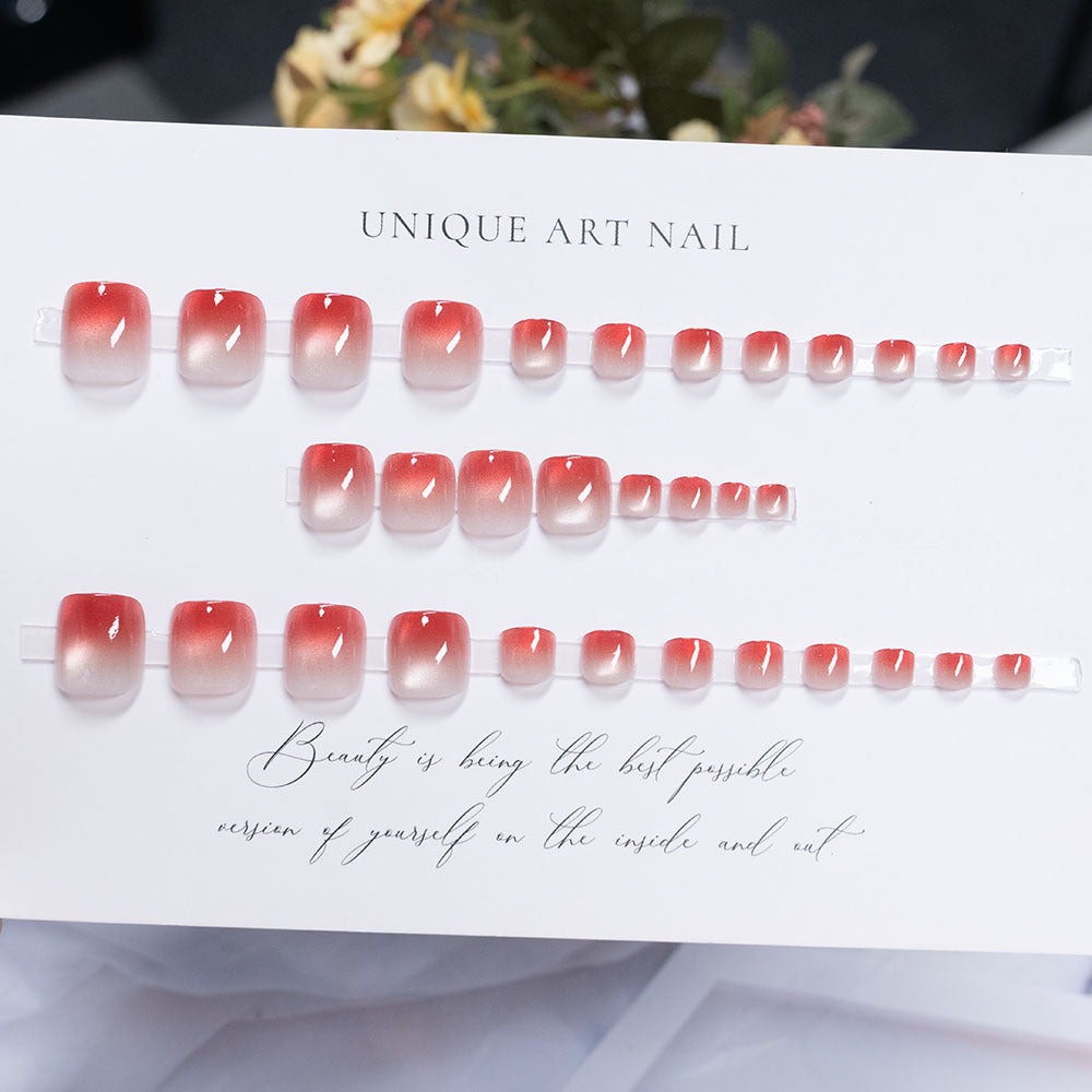 Decorative Ombre Press-On Toe Nail Art Stornfield