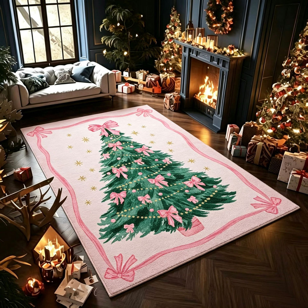 Cozy Winter-Themed Area Rug