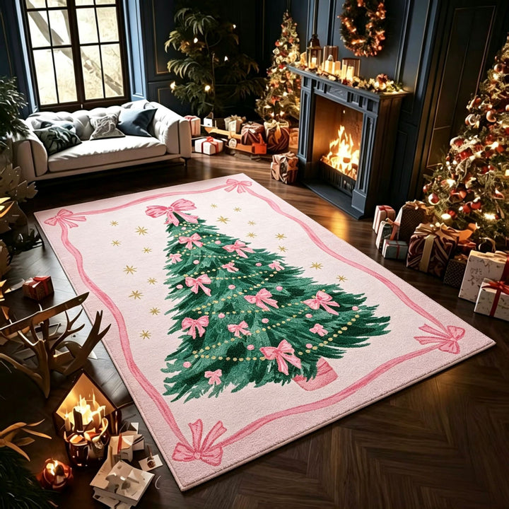 Cozy Winter-Themed Area Rug