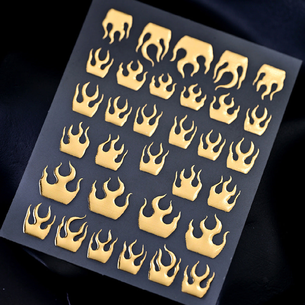 Sparkling Crown Nail Art Stickers