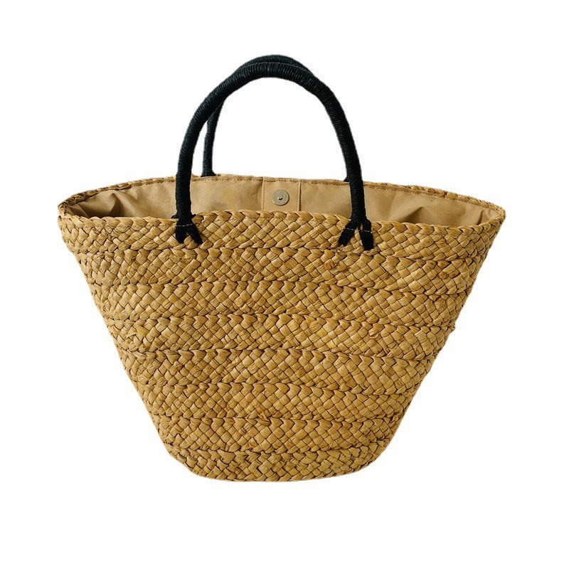 Handmade straw market bag Stornfield