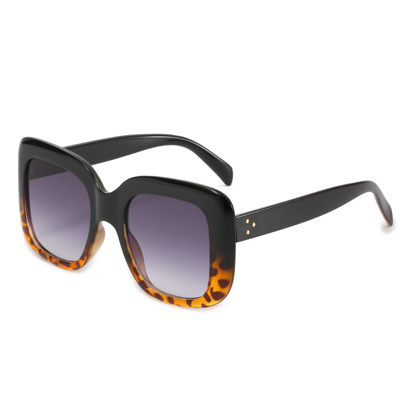 Women's oversized square sunglasses with high-quality plastic frame Stornfield