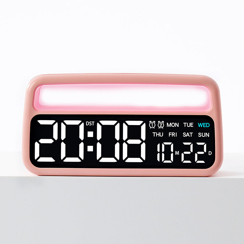 Digital alarm clock with clear LED display and modern features Stornfield