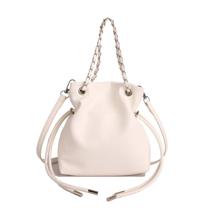 WoChic Slouchy Leather Bucket Bag Stornfield