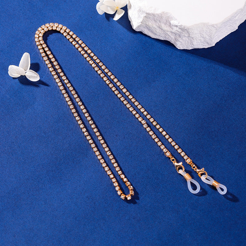 Rhinestone Eyewear Retainer Chain Stornfield
