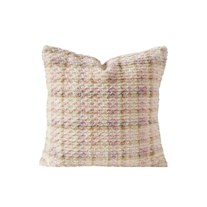 Square Boucle-Chenille Decorative Pillowcase with Soft Plush Texture Stornfield