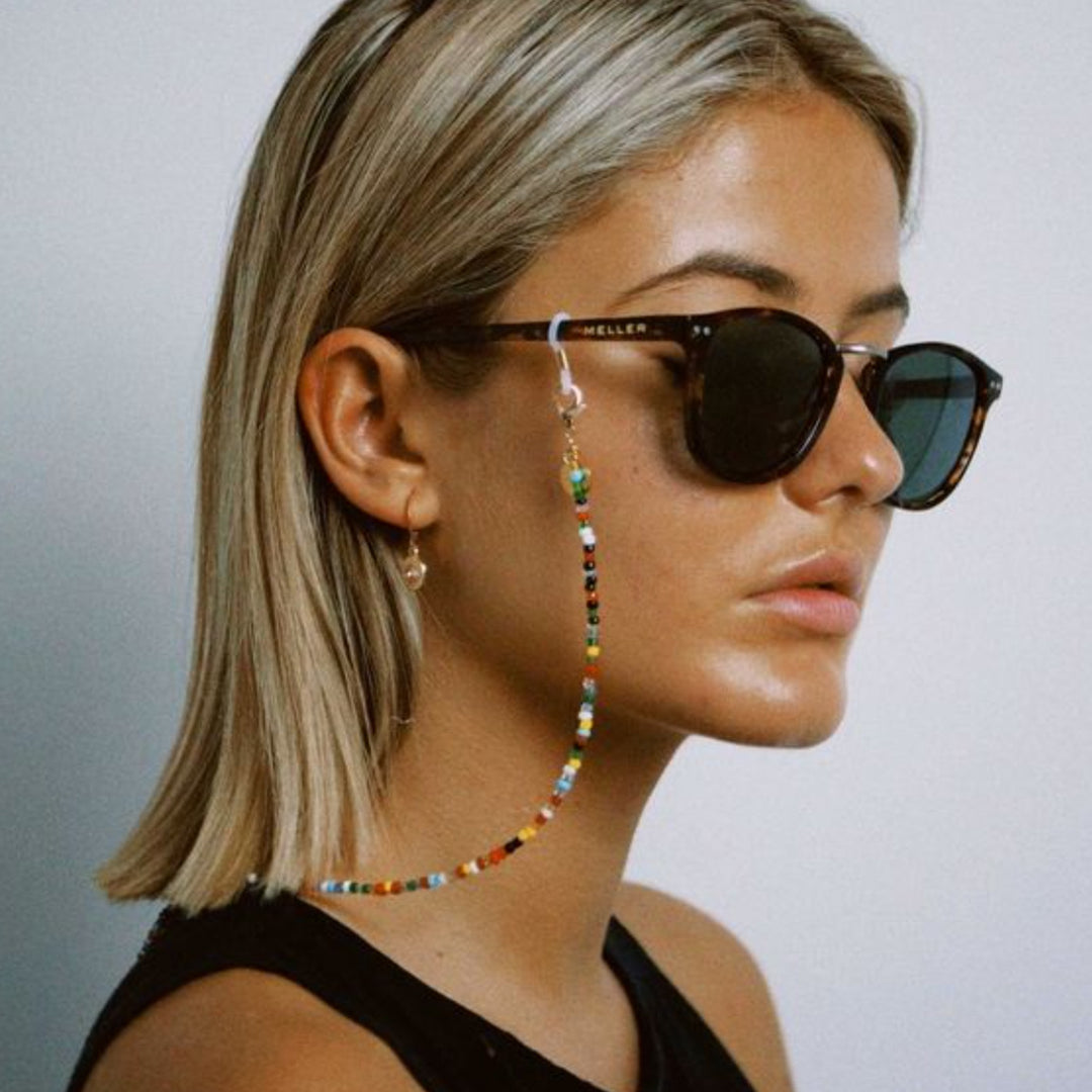 Multi-Colored Beaded Glasses Holder Chain Stornfield