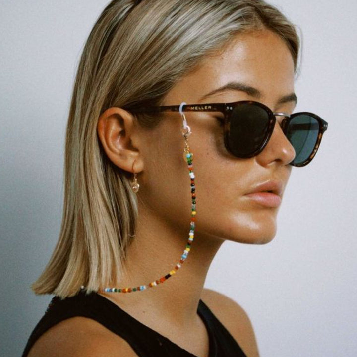Multi-Colored Beaded Glasses Holder Chain Stornfield
