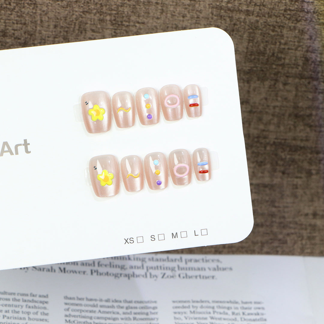 Thematic Artistic Press-On Nail Set Stornfield