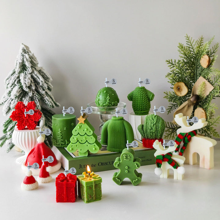 Christmas Tree Shaped Candle