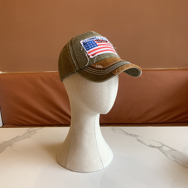 Women's Vintage-Inspired Distressed Baseball Cap Stornfield