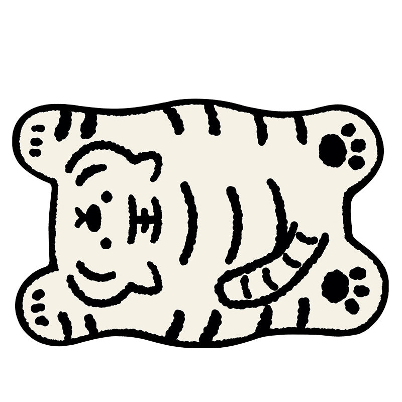Playful Animal Design Bath Mat