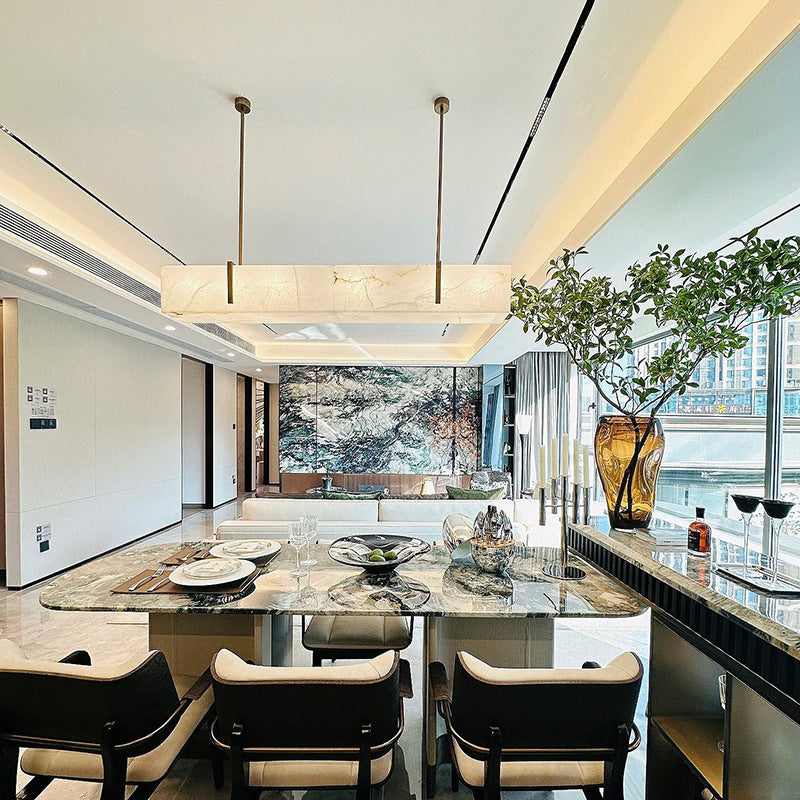 Modern Marble Hanging Ceiling Light