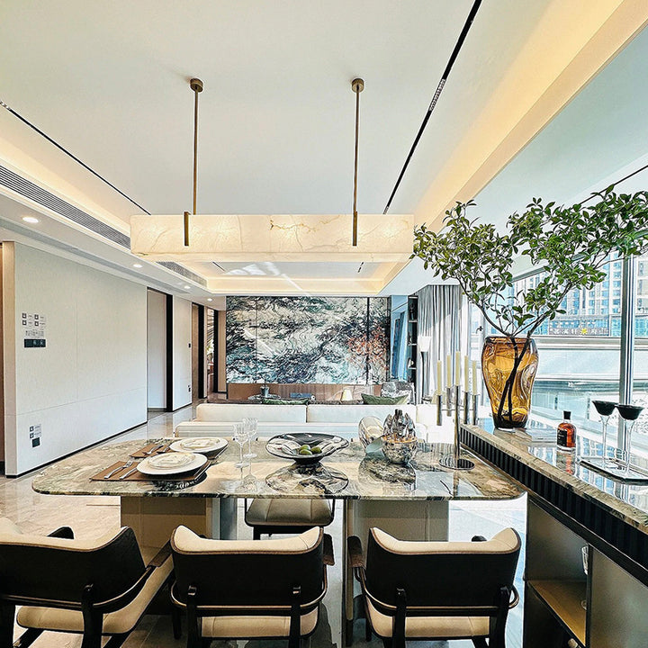 Modern Marble Hanging Ceiling Light