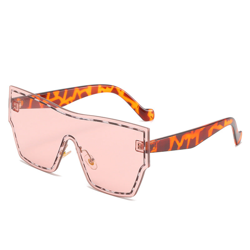 Women futuristic oversized wraparound sunglasses Stornfield
