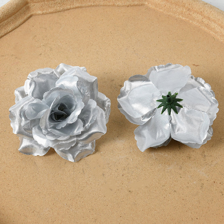 Elegant Fabric Flower Hair Clips