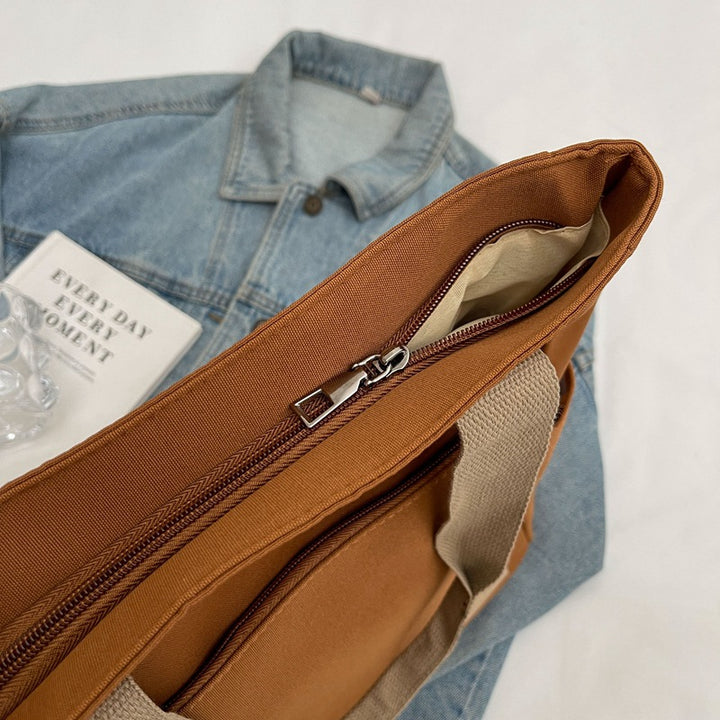 Stylish Multi-Pocket Casual Tote Bag