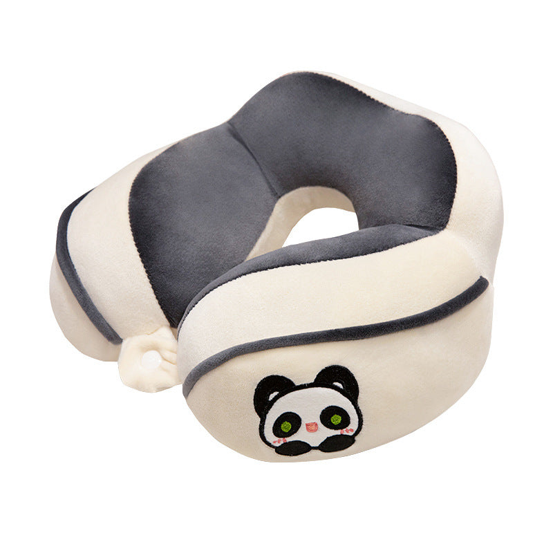 Ergonomic neck pillow with panda motif Stornfield
