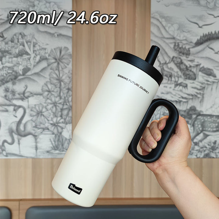 Women insulated drinking container with ergonomic handle Stornfield