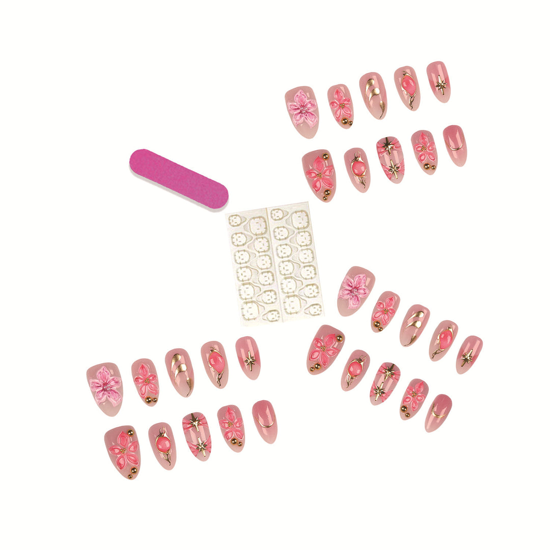 Decorative Floral Nail Art Set