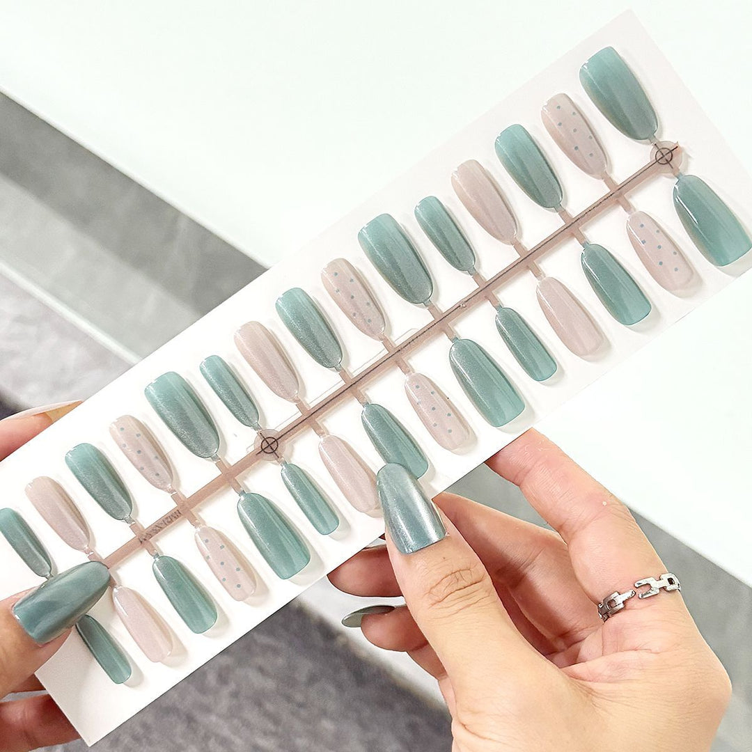 Glossy Gradient Press-On Nail Set Stornfield