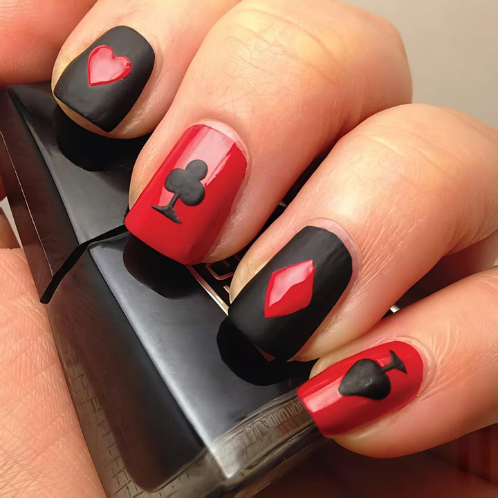 Creative Playing Card Nail Design Set Stornfield