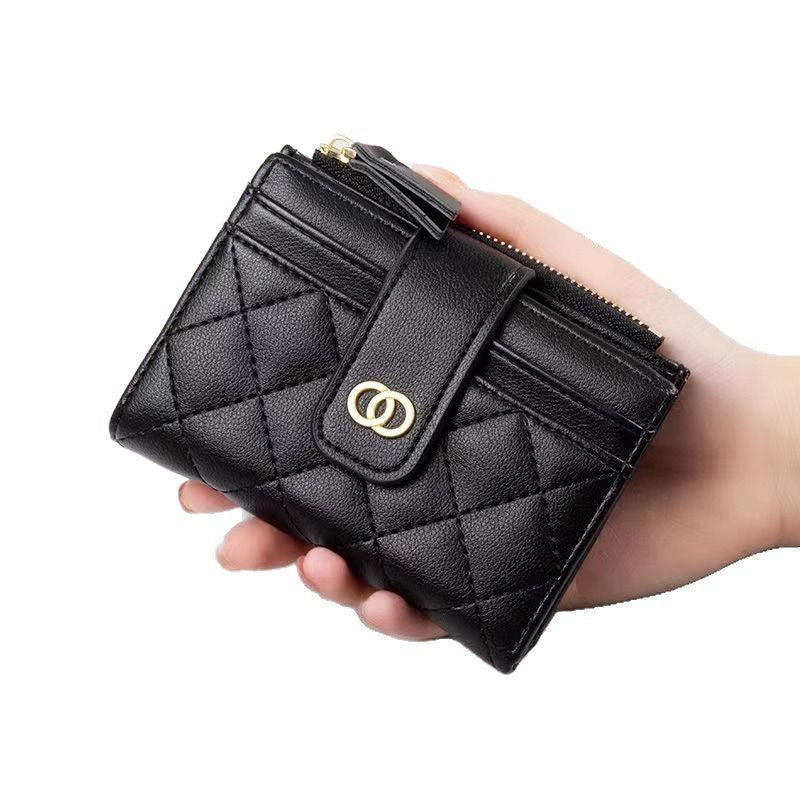 Quilted Mini Cardholder Wallet